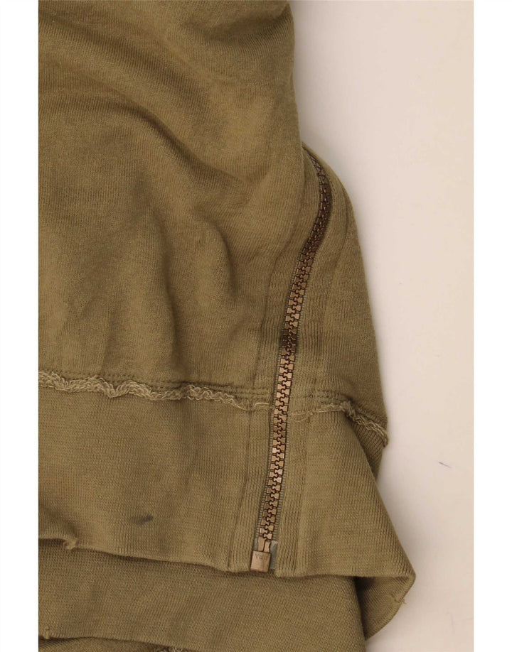 Męska kurtka dresowa Puma z grafiką, 2XL, bawełna w kolorze khaki
