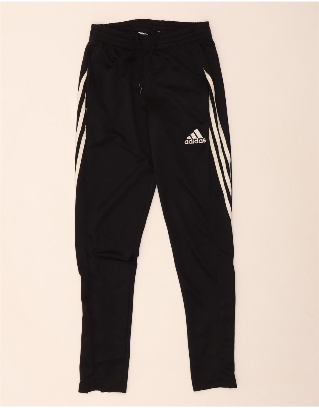 Damskie spodnie dresowe Adidas Climalite UK 6 XS, czarny poliester