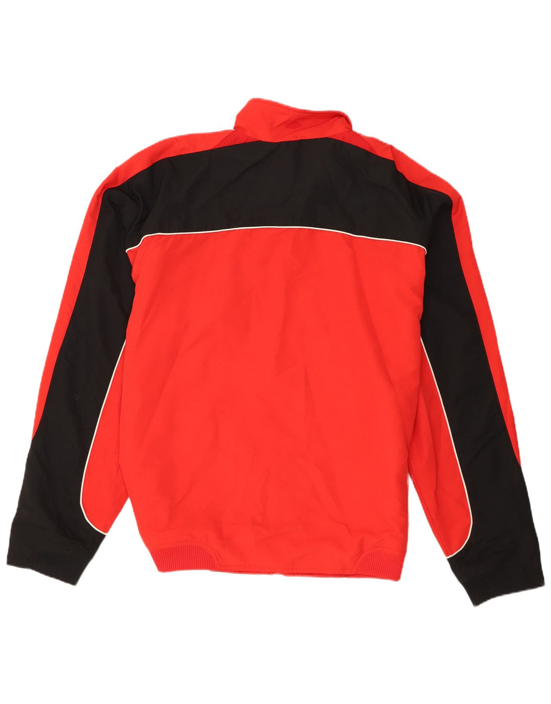 Adidas Męska bluza dresowa UK 48/50 XL Czerwony poliester z blokami kolorów