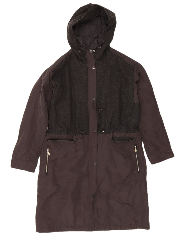 Damski płaszcz wiatrówkowy Massimo Dutti UK 14 w kolorze średniego granatu