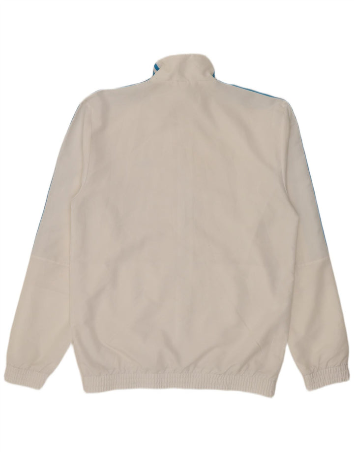 Adidas Męska bluza dresowa Top Jacket UK 36/38 Mały biały poliester