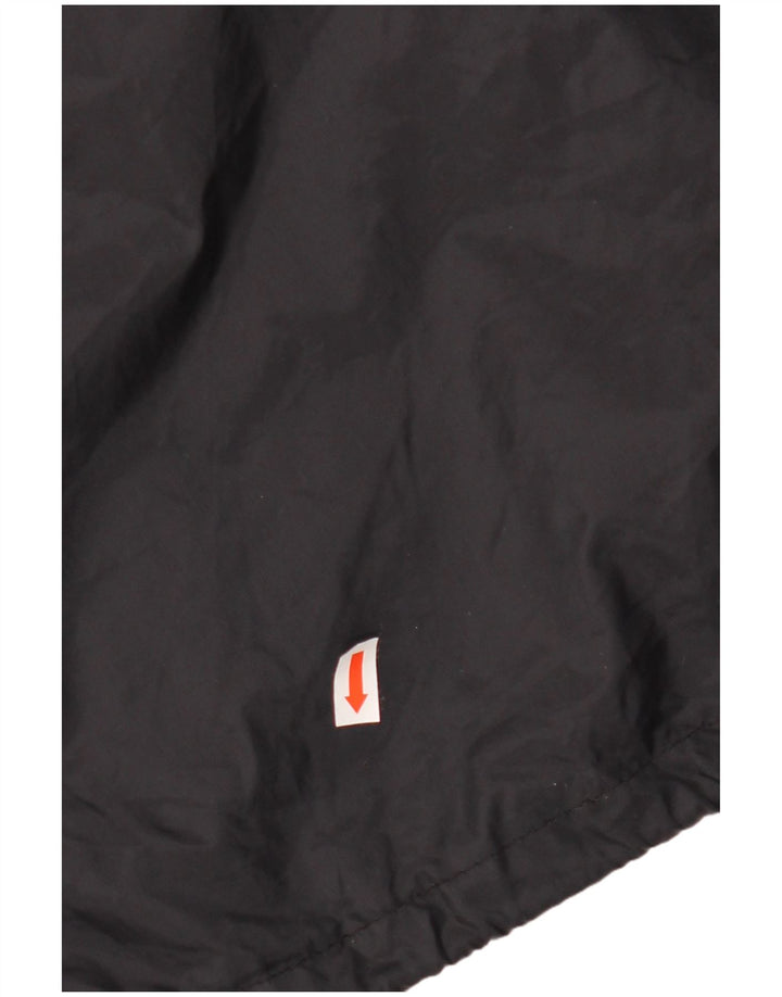 Męska kurtka przeciwdeszczowa z kapturem VINTAGE UK 44 2XL Czarna geometryczna