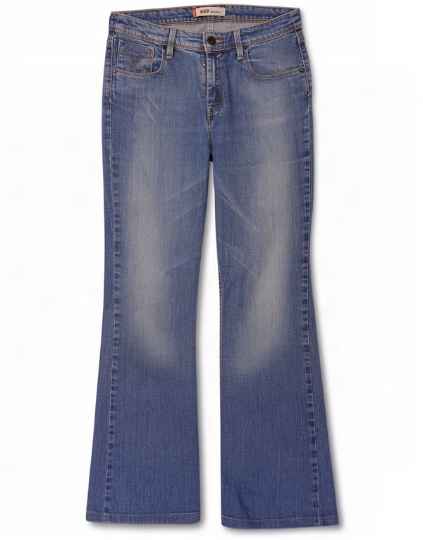 Damskie jeansy Levi's 629 Bootcut W28 L30 Niebieskie