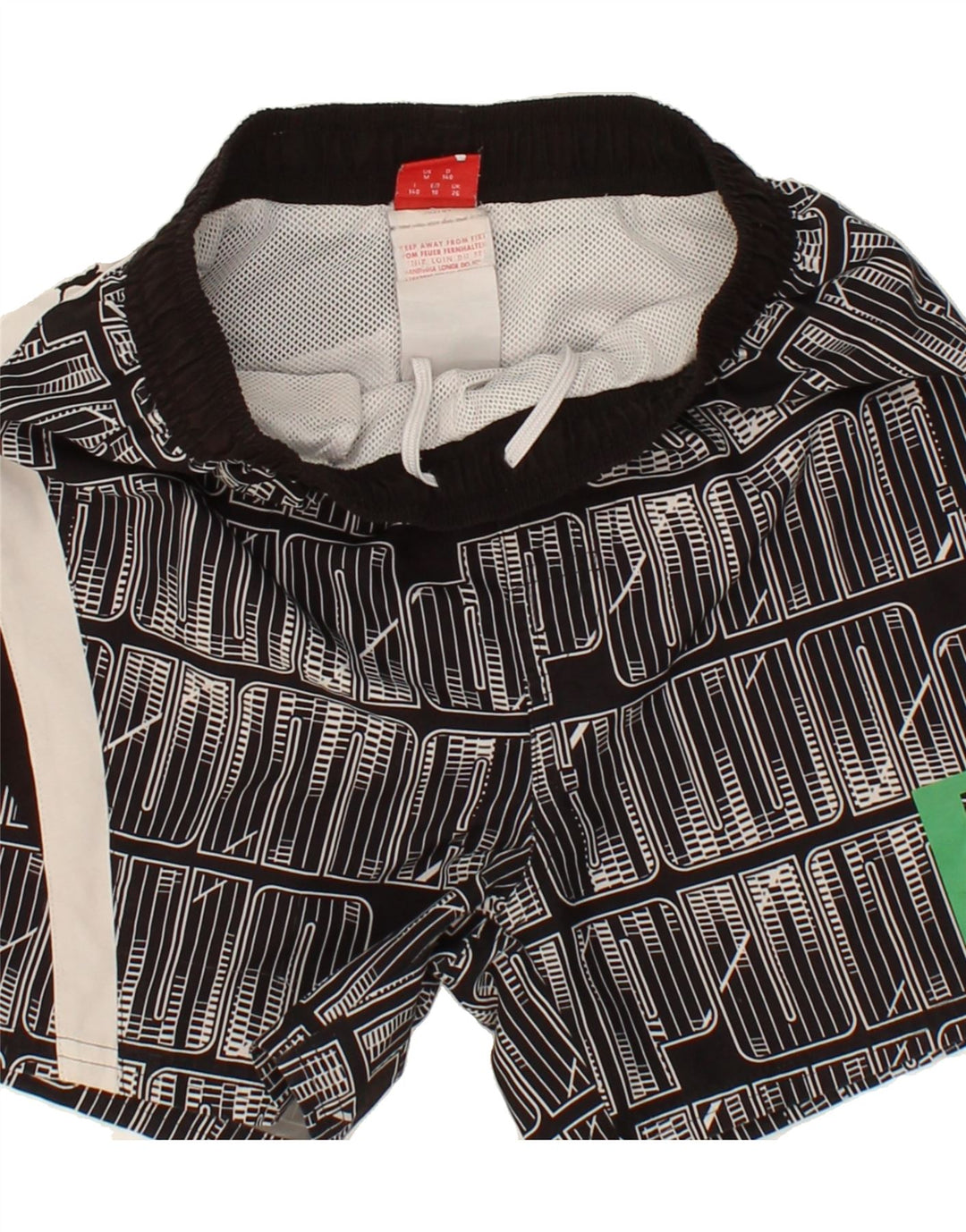 PUMA Boys Graphic Sport Shorts 9-10 Years Black Vintage Puma and Second-Hand Puma from Messina Hembry 