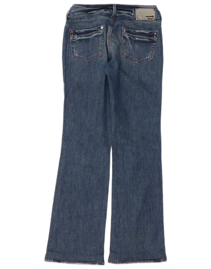 DIESEL Damskie jeansy Ronhar Bootcut W26 L30 Niebieskie bawełniane