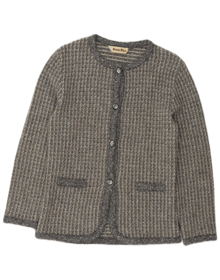 Sweter damski Penny Pull UK 16, duży, szary akryl