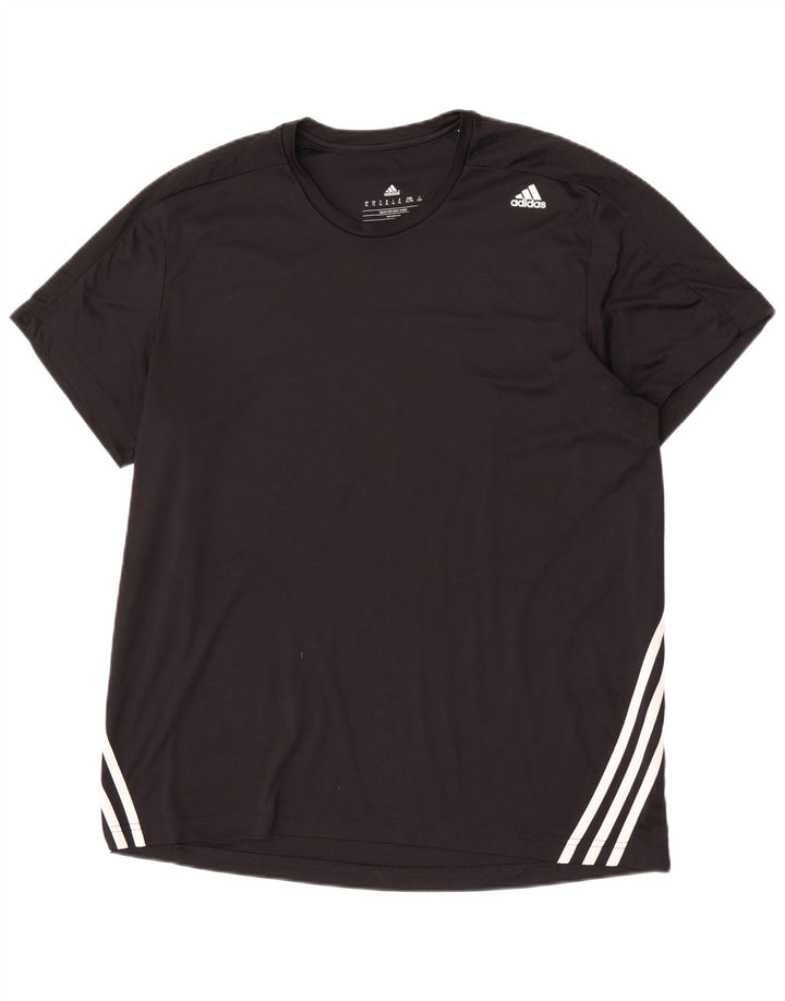 Adidas Męska koszulka Climalite Top XL Czarny poliester