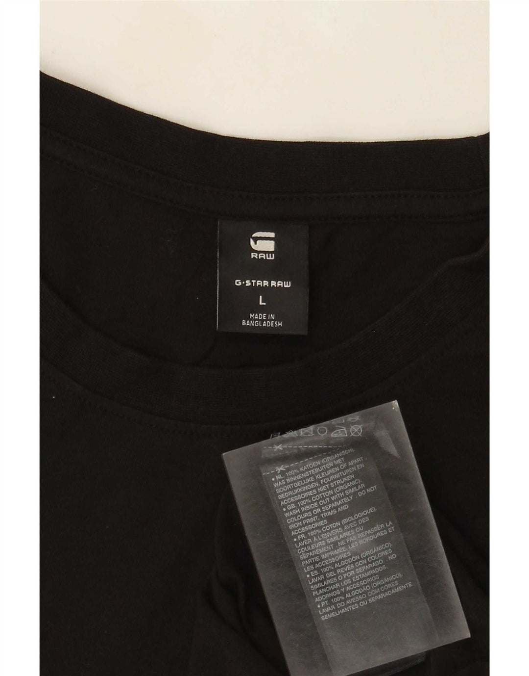Męski T-shirt G-Star, duży, czarny, bawełniany