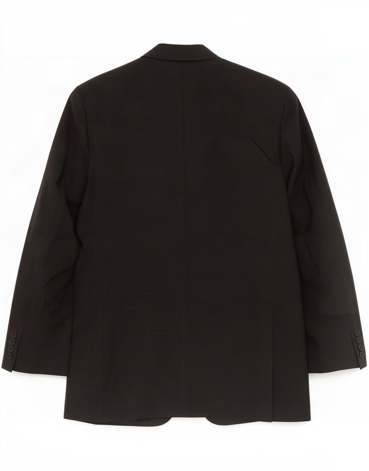 Marks & Spencer Męska marynarka zapinana na 2 guziki, UK 44 XL, czarny poliester