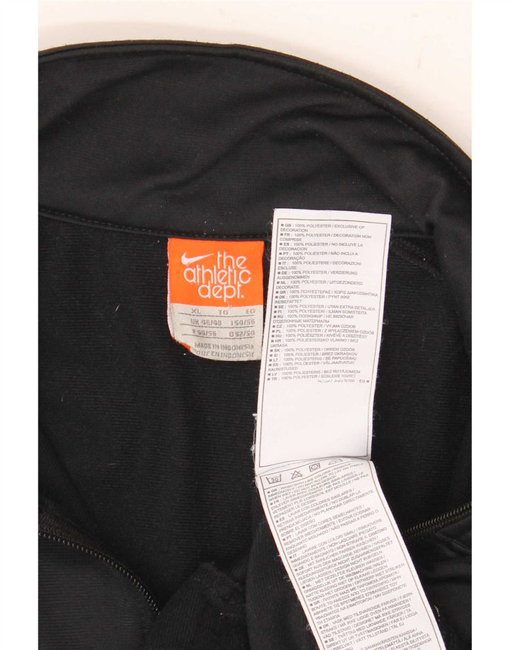 Męska kurtka dresowa Nike UK 46/48 XL Czarny poliester z blokami kolorów