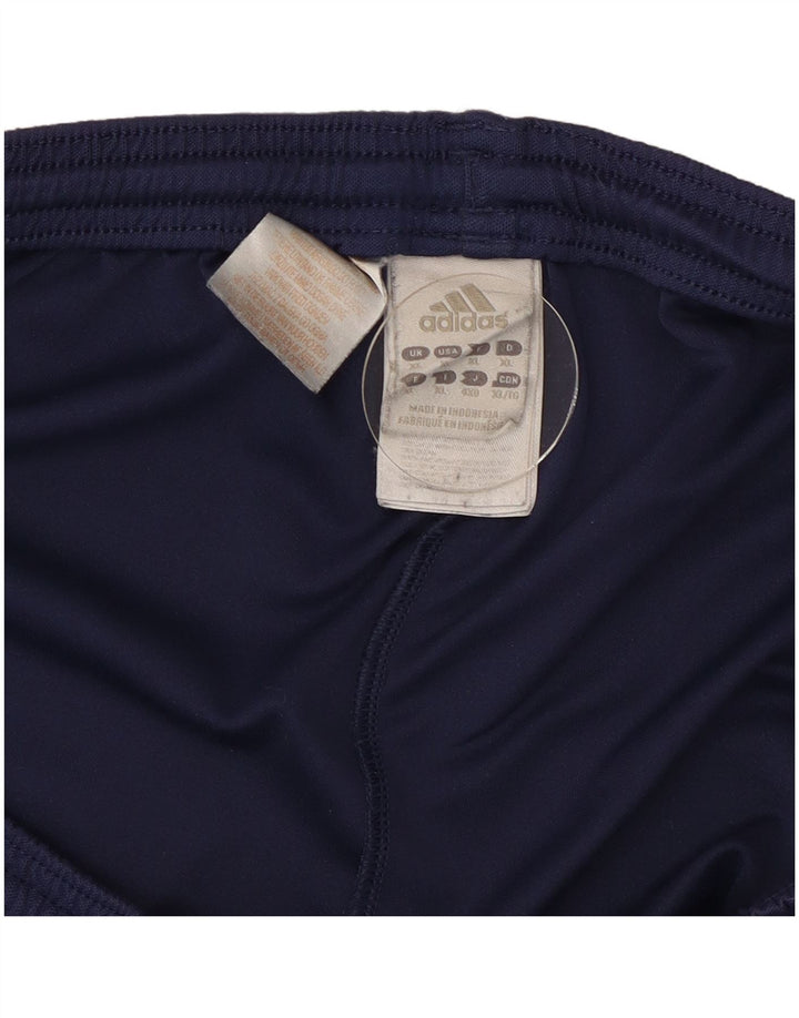 Męskie spodenki sportowe Adidas Climalite XL granatowe, poliestrowe