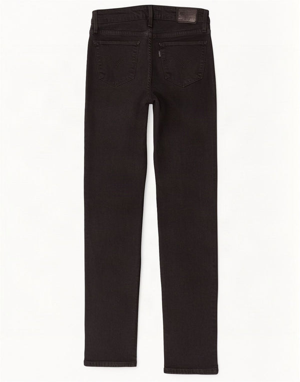 Damskie jeansy Levi's 712 Slim W25 L32 Czarna bawełna