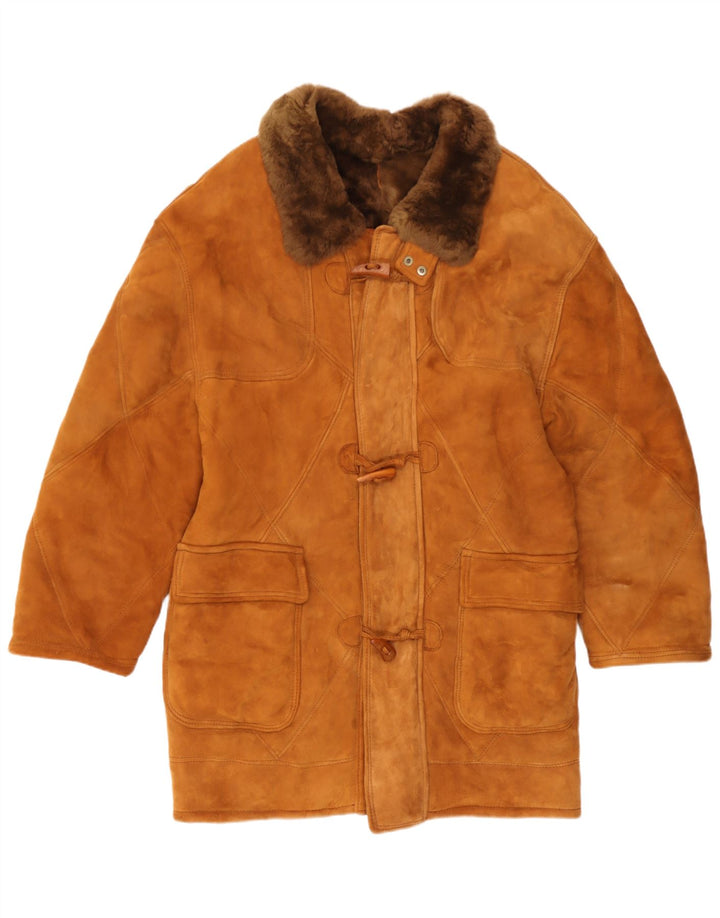 Męska kurtka Marpel Shearling UK 36 Small Brown Shearling