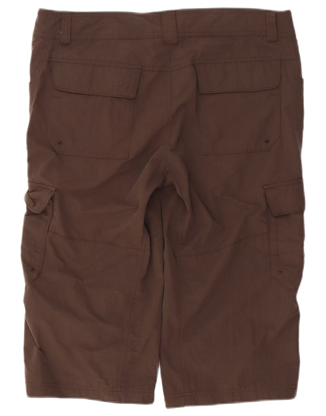Damskie spodenki bojówki Columbia Bermudy US 12, duże, W36, brązowy nylon