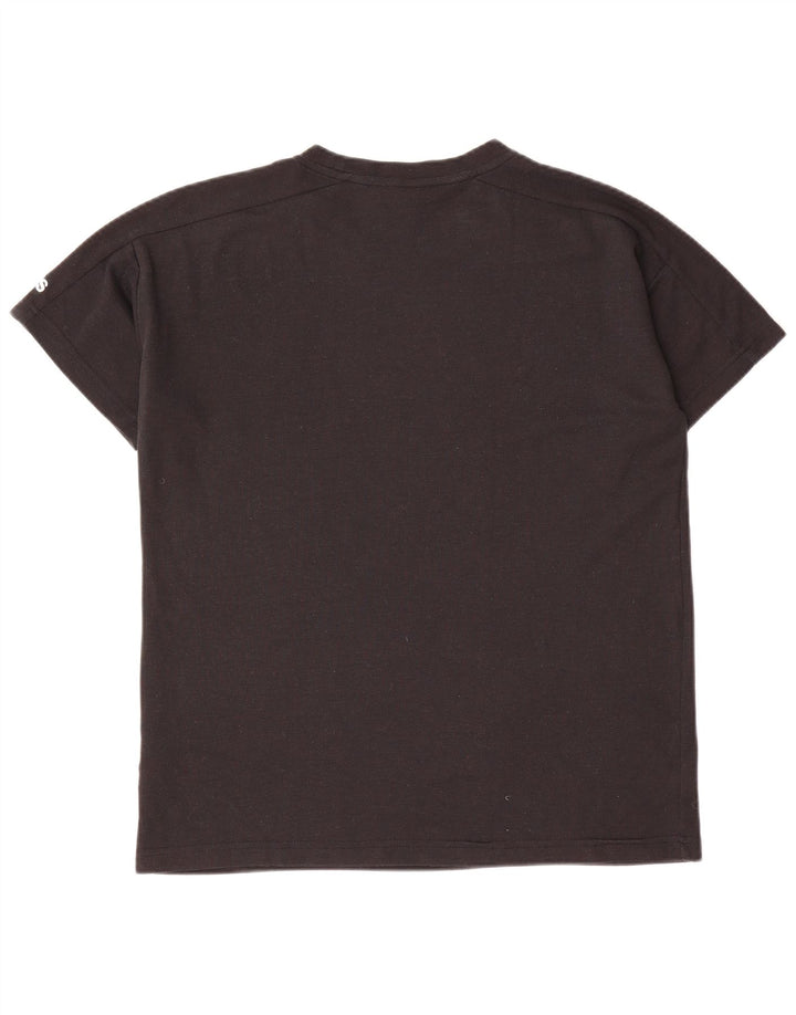 Adidas Męski T-shirt Top Średni Czarny Poliester