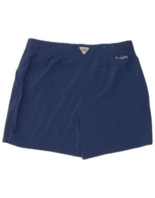 Damskie spodenki codzienne Columbia, duże, W32, granatowe, poliestrowe