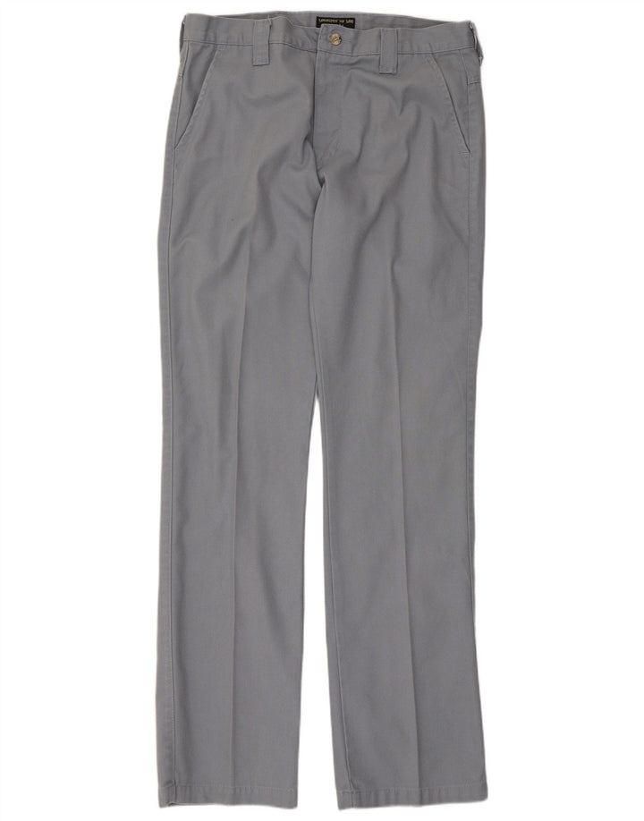 Męskie spodnie chino Lee Sharp Fit W34 L34 Szara bawełna