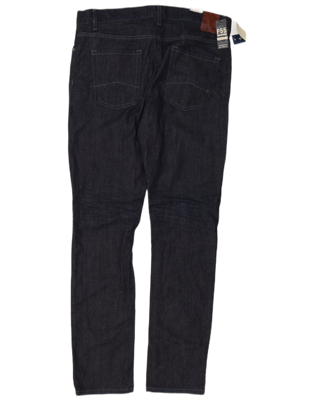 Męskie jeansy slim fit Penguin W36 L34 Granatowa bawełna