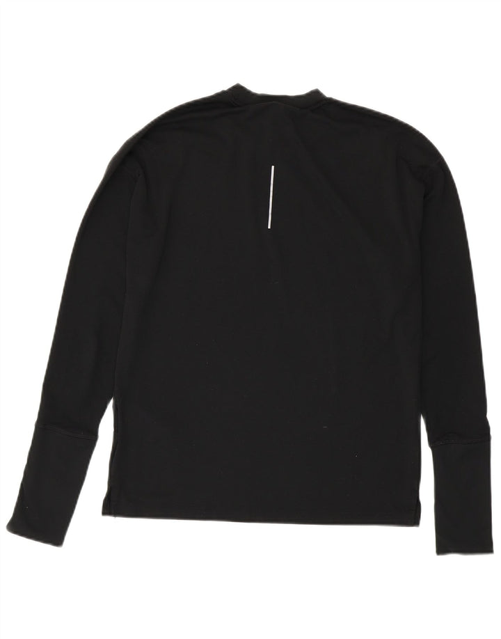 Męska koszulka Nike Dri Fit z długim rękawem XS, czarna, poliestrowa