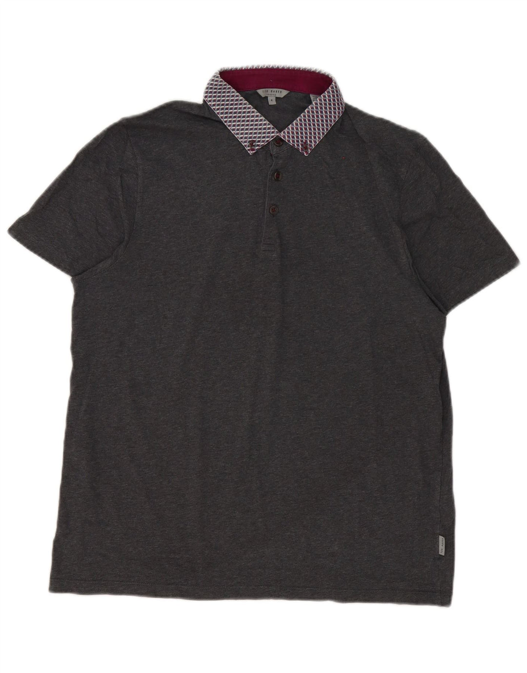 Męska koszulka polo Ted Baker, rozmiar 4, duża, szara