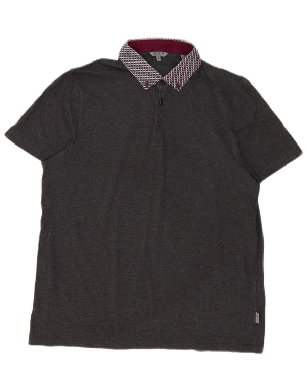 Męska koszulka polo Ted Baker, rozmiar 4, duża, szara
