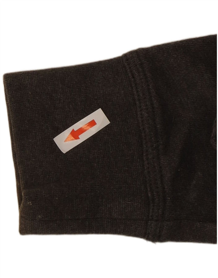 Męski sweter z grafiką Nike, średnioszary, bawełniany