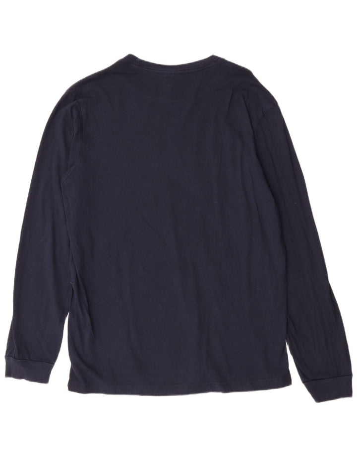 Damska koszulka z grafiką Champion, góra XL, granatowa, bawełniana