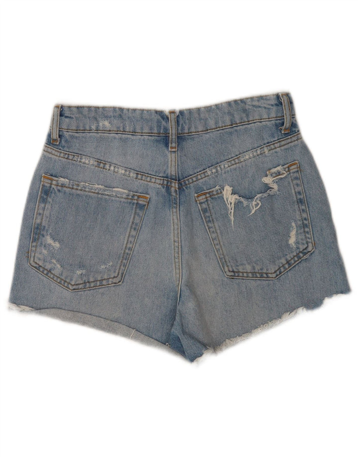 Damskie spodenki jeansowe Zara w trudnej sytuacji EU 36 XS W26 niebieskie