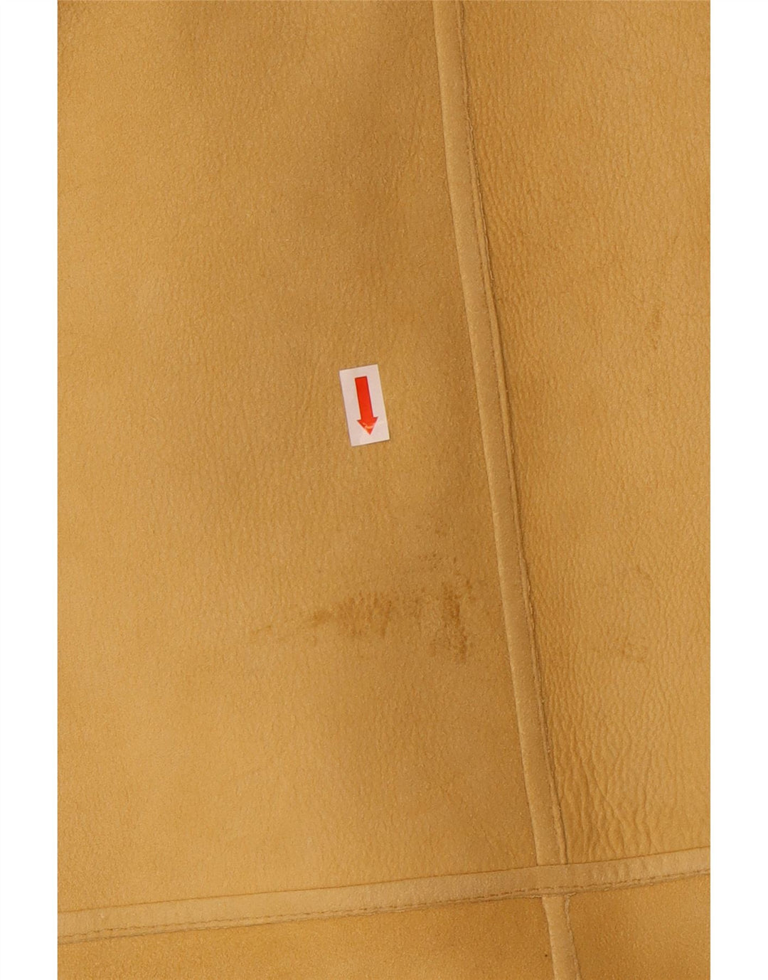 Vintage damski płaszcz oversize z podwójnymi piersiami IT 44, średni żółty