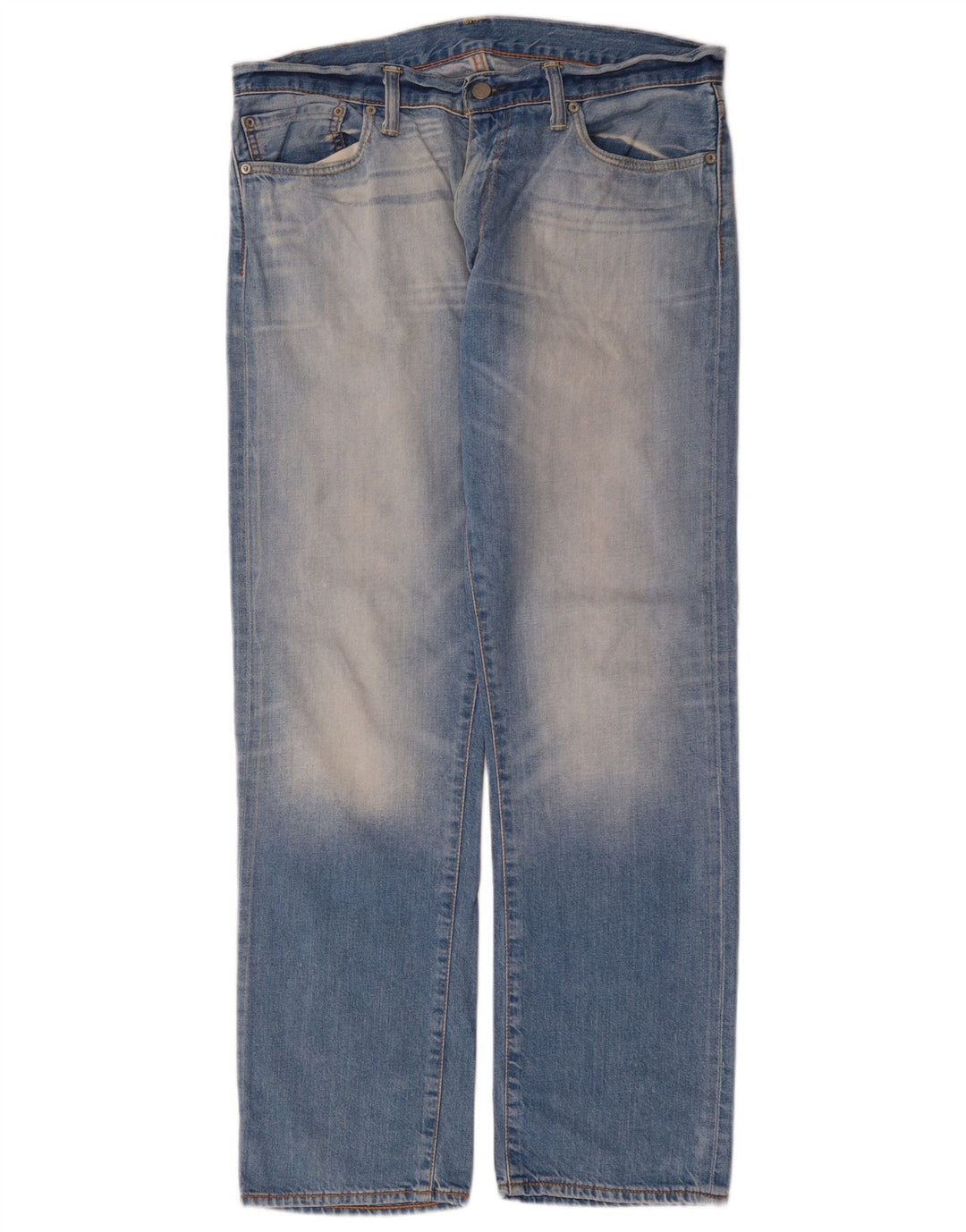 Męskie jeansy Levi's 504 Straight W34 L32 Niebieskie bawełniane