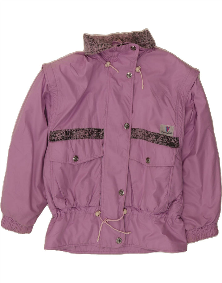 VISION Womens Windbreaker Jacket UK 18 XL Purple Polyester Vintage Vision and Second-Hand Vision from Messina Hembry 