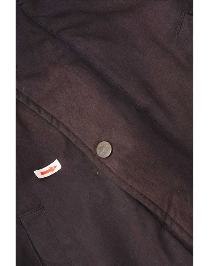 Męska kurtka wiatrówka Carhartt z kapturem UK 36, mała granatowa, poliester