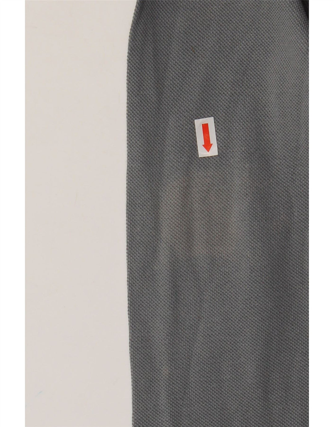 FRED PERRY Męski top z długim rękawem, średnioszary, bawełniany