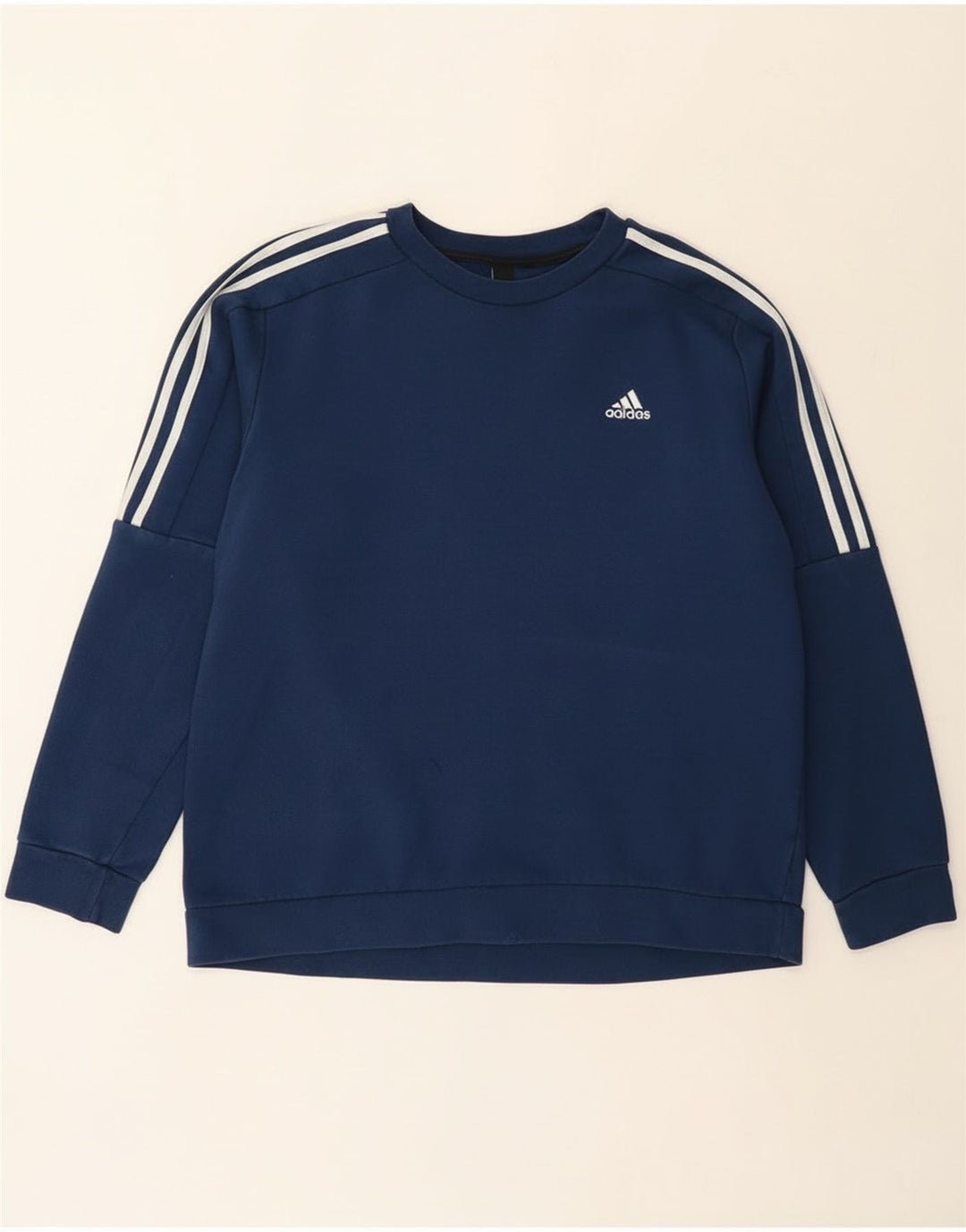 Adidas Męska Bluza Sweter Duża Granatowa Bawełna