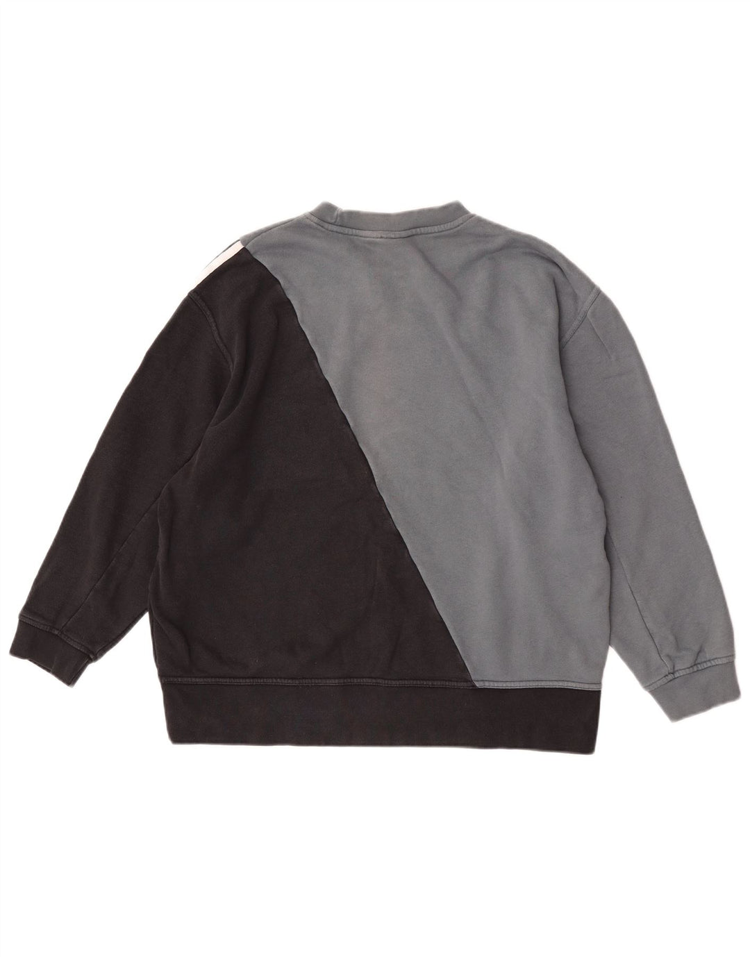 Damska bluza Adidas Graphic Jumper UK 12 Średni szary, blok kolorów