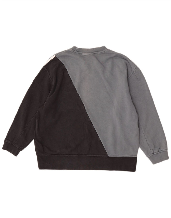 Damska bluza Adidas Graphic Jumper UK 12 Średni szary, blok kolorów