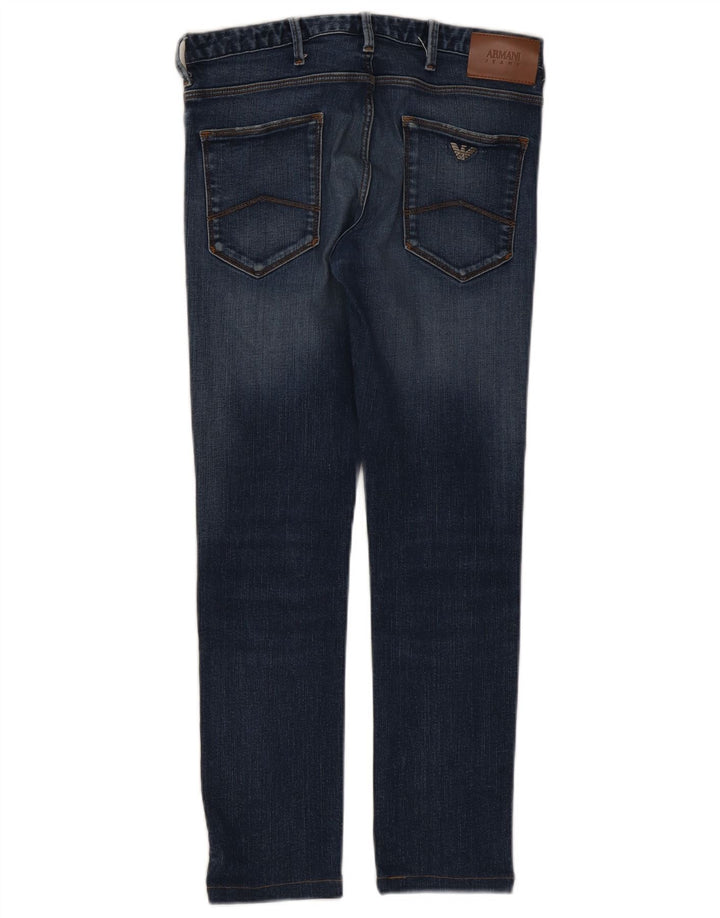 Damskie jeansy Armani Slim W32 L29 Niebieskie