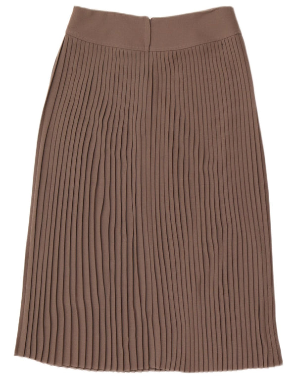 Damska plisowana spódnica St Michael z wysokim stanem UK 14 Medium W28 Szara