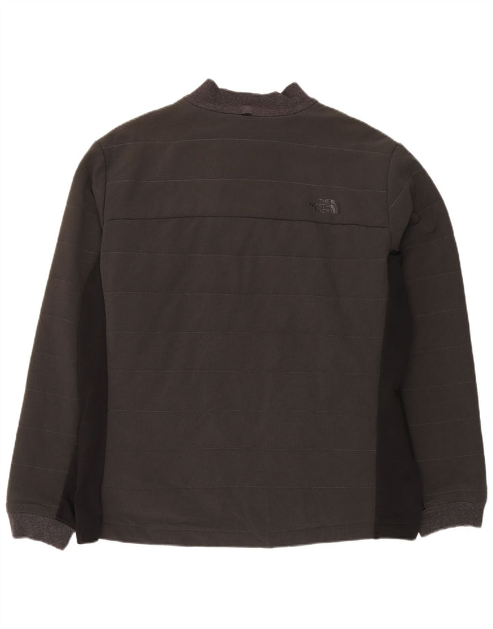 Męska ocieplana kurtka THE NORTH FACE UK 42 XL, szary, kolorowy poliester