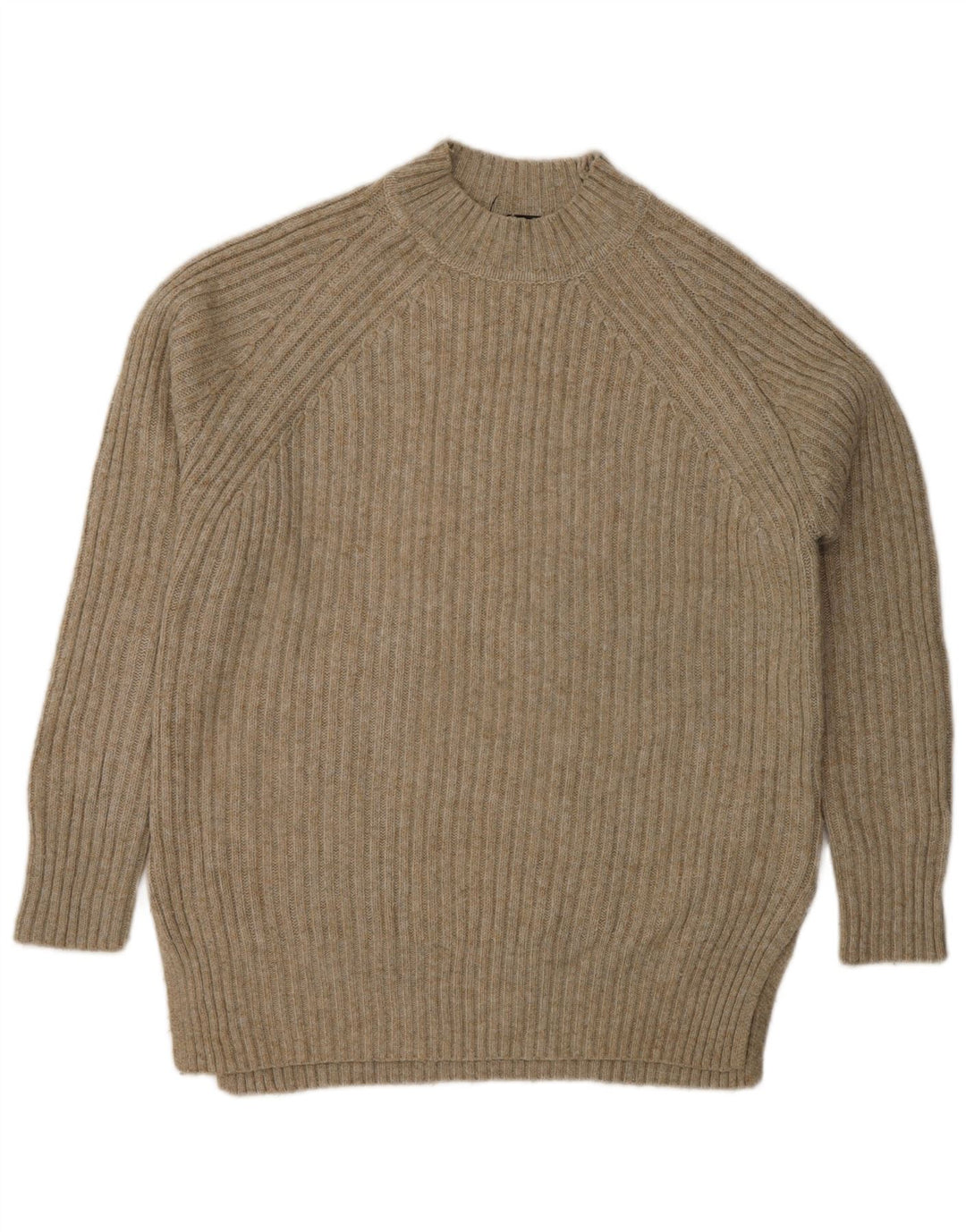 Marks & Spencer Damski sweter z golfem, UK 10, mały beż