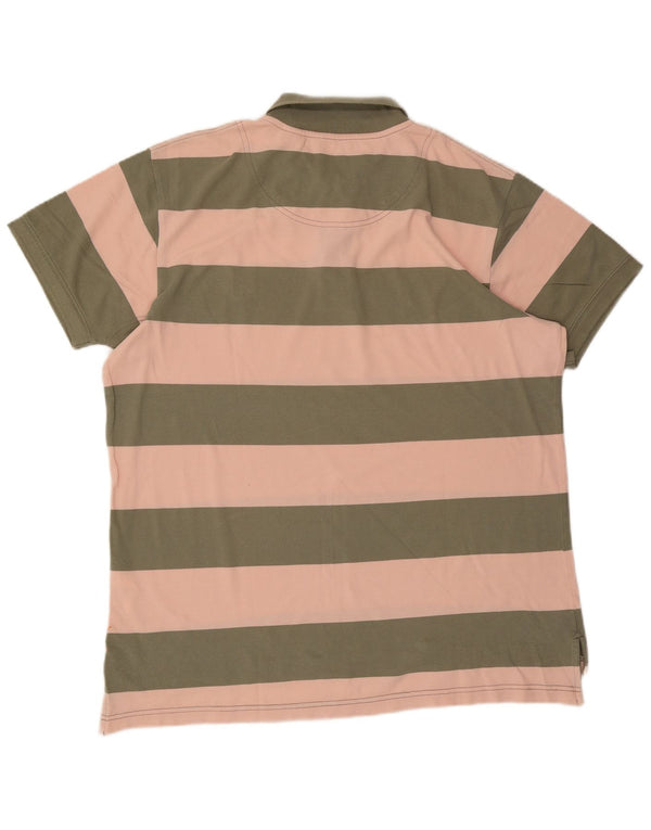 Męska koszulka polo Timberland 2XL, bawełniana w zielone paski