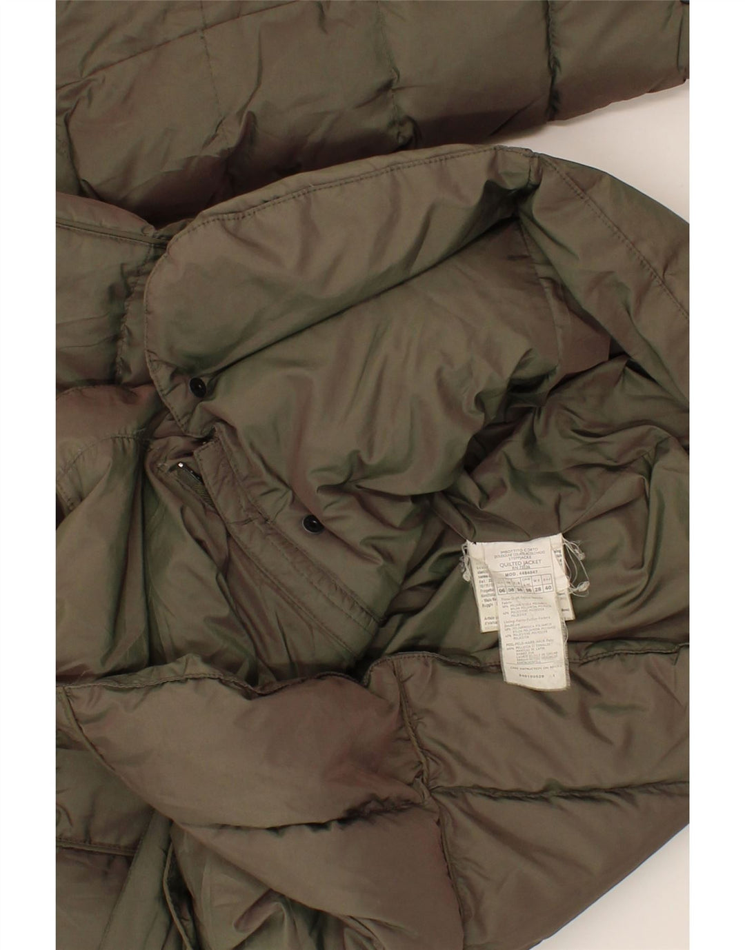 MAX & CO. Womens Padded Coat UK 8 Small Grey Polyamide Vintage Max & Co. and Second-Hand Max & Co. from Messina Hembry 