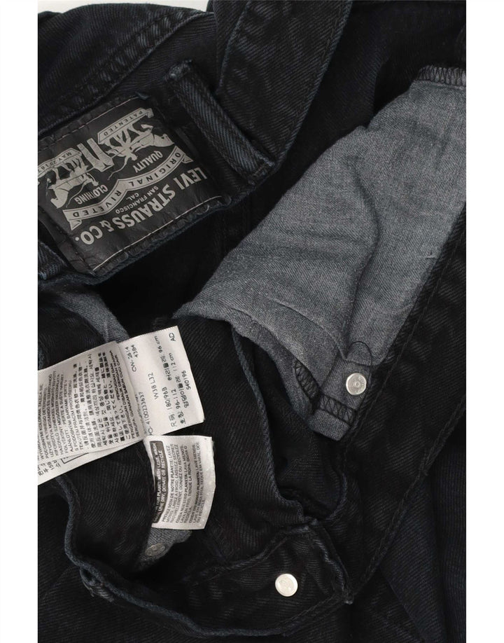 Męskie jeansy Levi's w trudnej sytuacji W38 L32, czarna bawełna