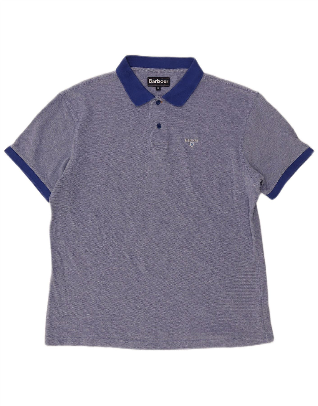 Męska koszulka polo Barbour XL, niebieska, bawełniana