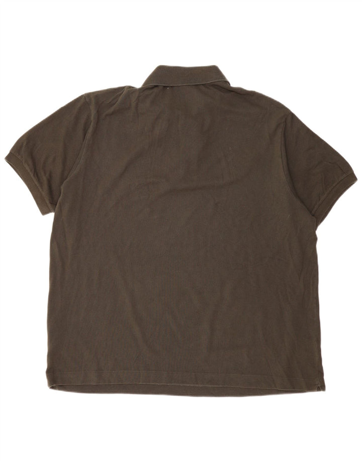 Męska koszulka polo Lacoste o klasycznym kroju, rozmiar 8, 3XL, bawełna khaki