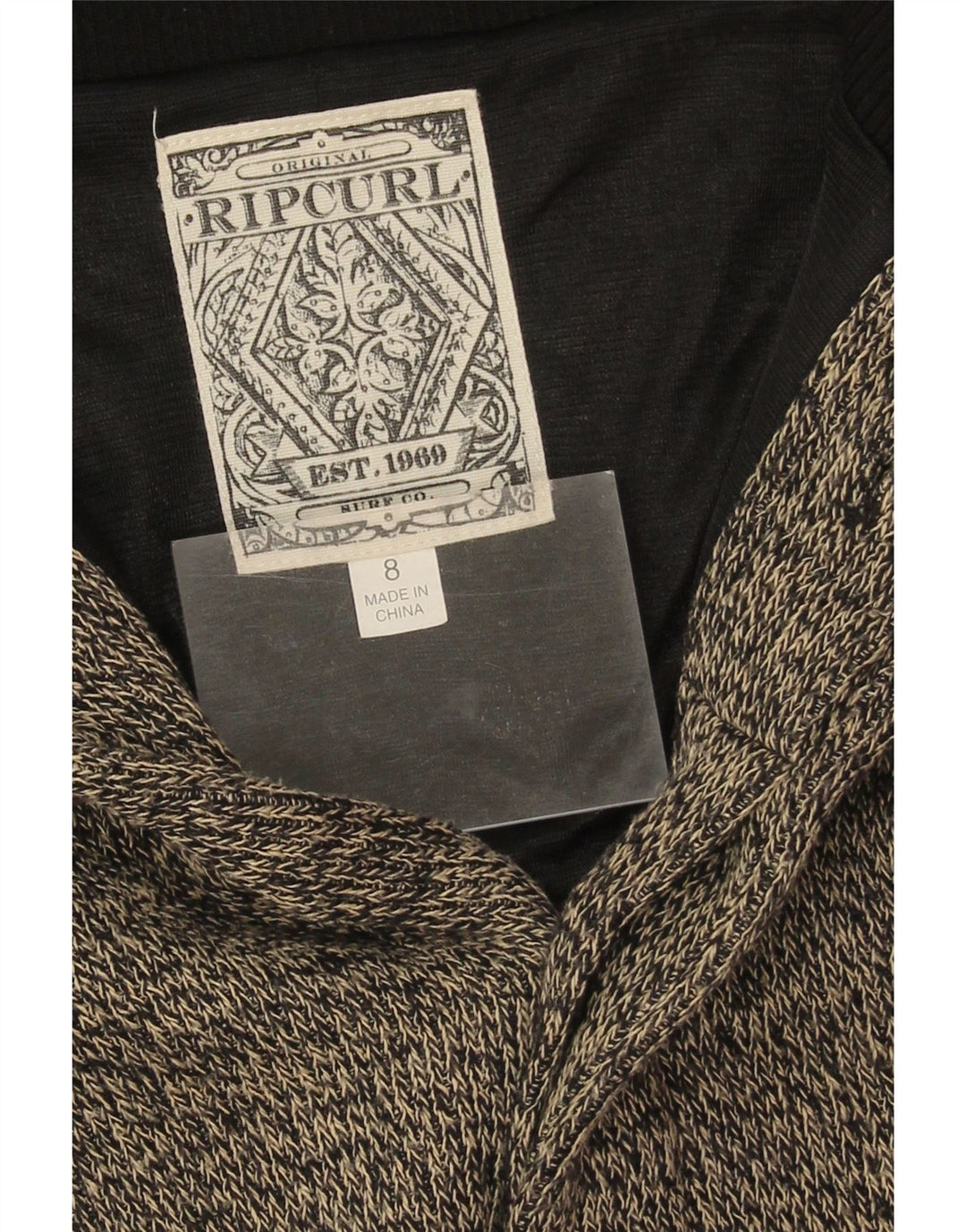 Damski sweter rozpinany Rip Curl o swobodnym kroju US 8, średni granatowy nakrapiany