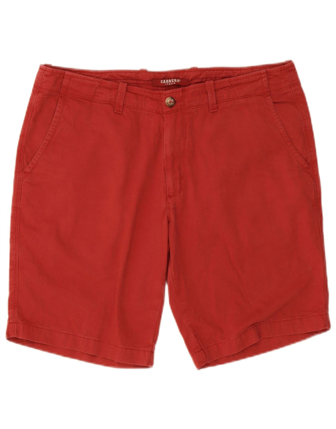 Męskie spodenki Chino Carrera IT 52 XL W36 Czerwona bawełna