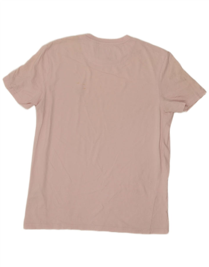 T-shirt męski LYLE & SCOTT Top, średni, różowy, bawełniany