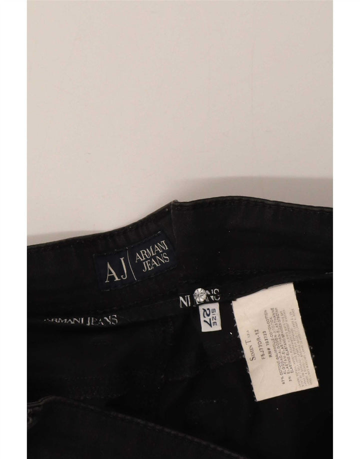 Spodnie damskie Armani Capri W27 L20 Szara bawełna