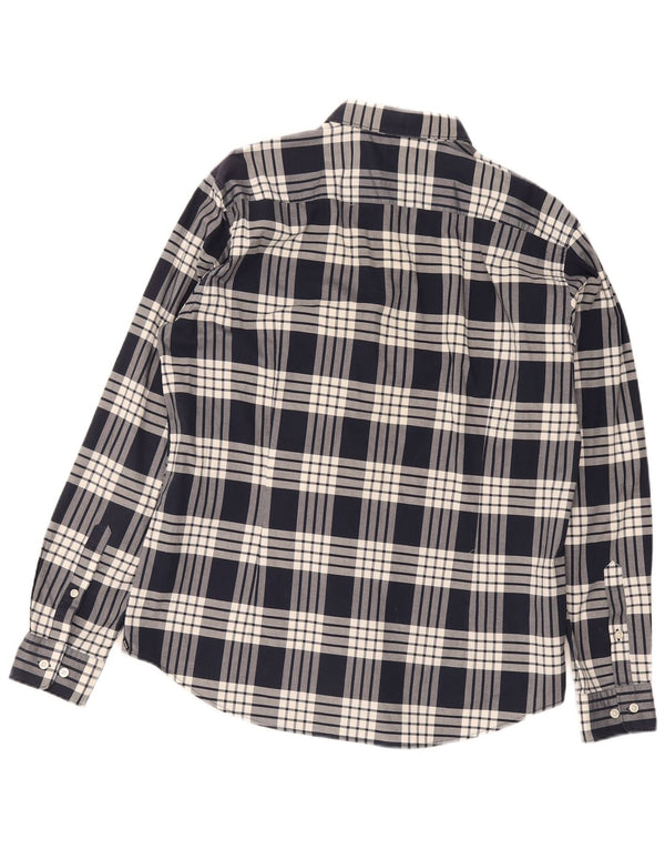 Męska koszula slim fit Hugo Boss XL w czarną kratkę, bawełniana